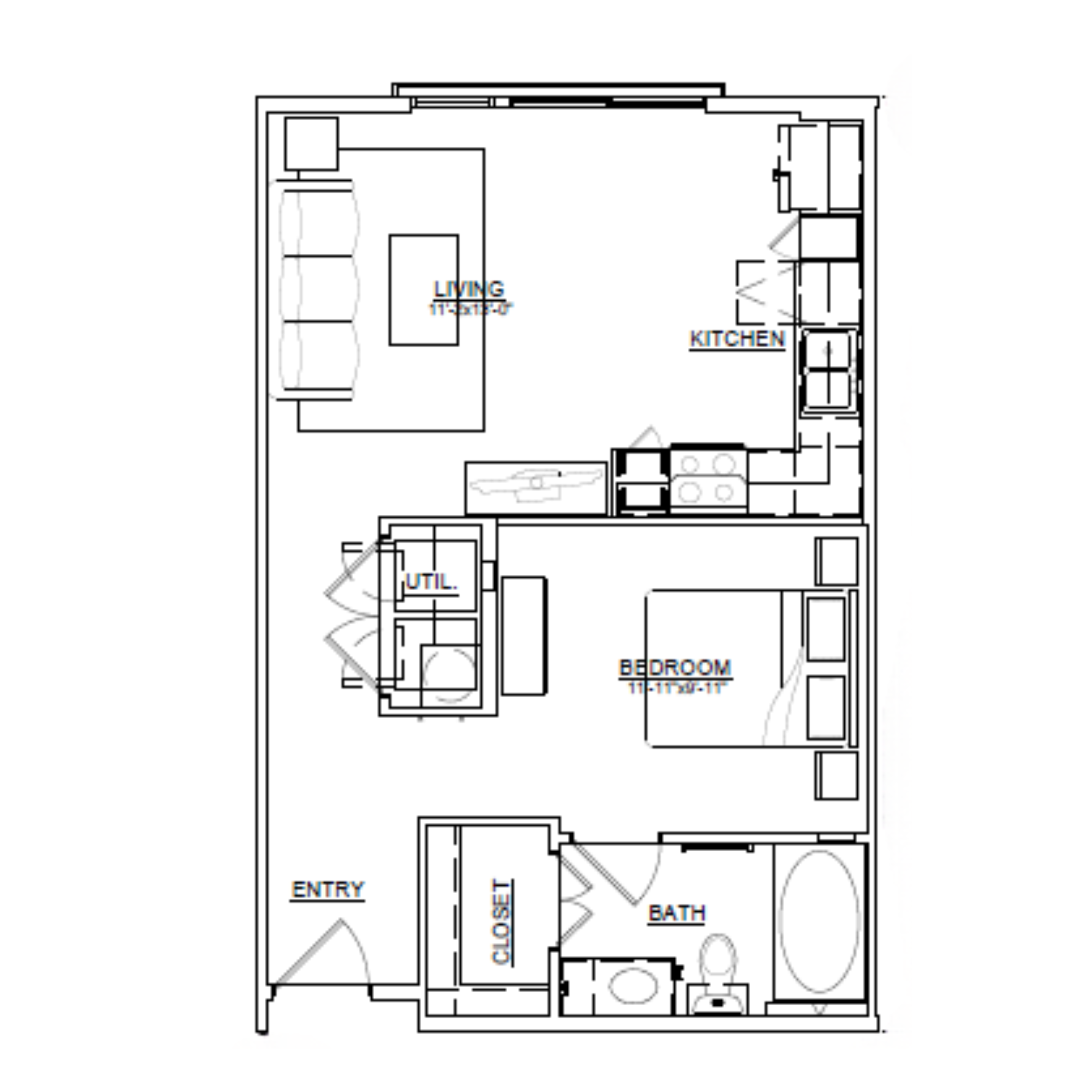 Floorplan E2b – Orchid