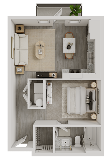 Floorplan E2b – Orchid